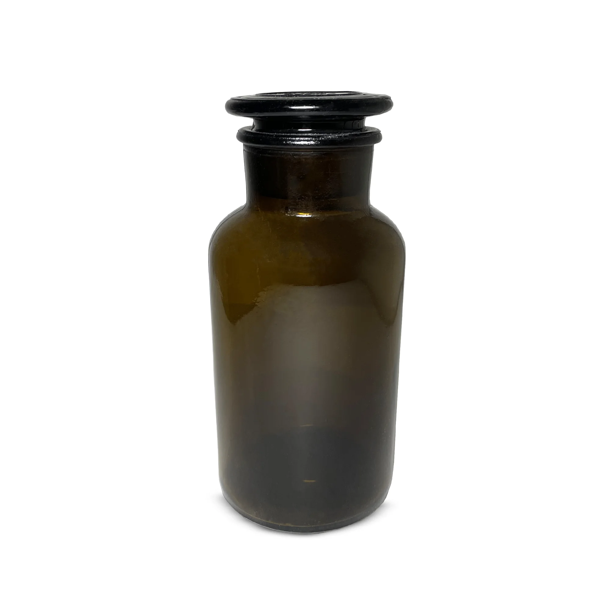 Frasco Reagente 250 Ml De Vidro Ambar Boc...
